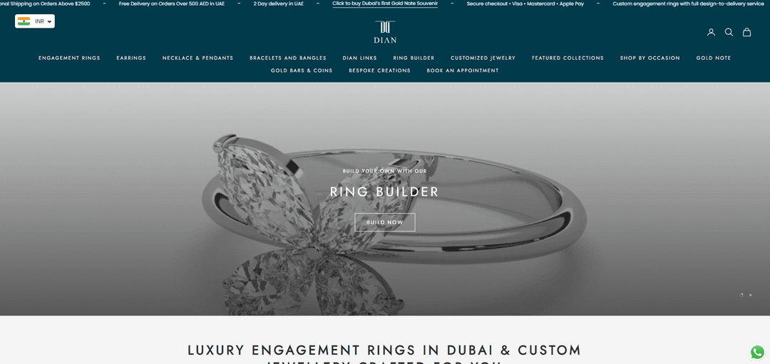 Dian Jewellery - Prestige Theme Revamp