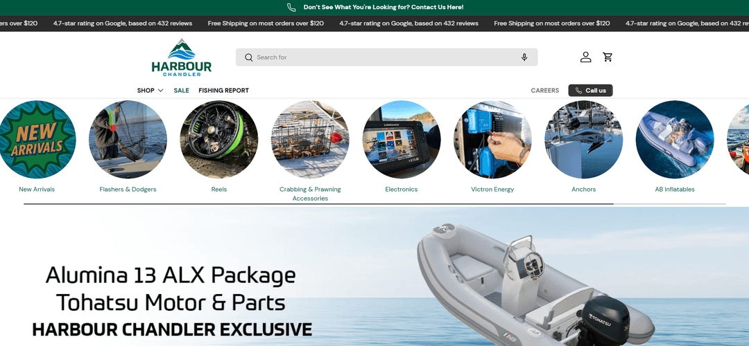 Shopify Fishing & Adventure Equipment Store